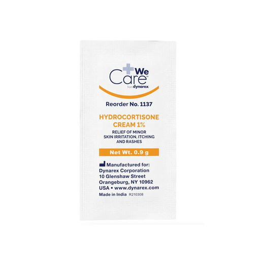 [1137] Dynarex Hydrocortisone Cream 0.9g Packet