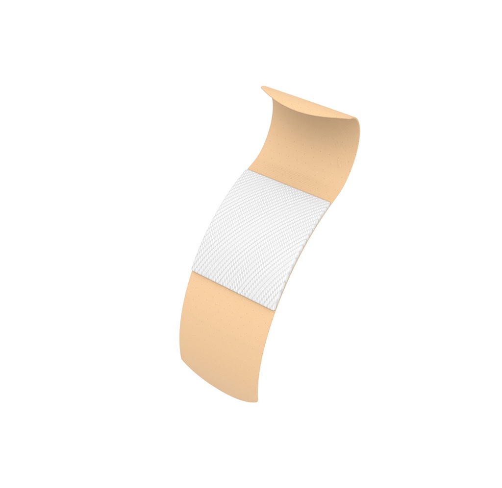 Dynarex Sheer Plastic Adhesive Bandages, 1"x3"