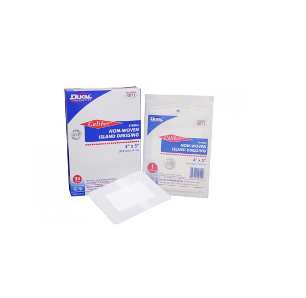 Dukal Non-Woven Island Dressing 4”x5”