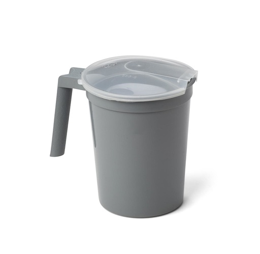 [DYND80535] Medline Plastic Pitcher, Graphite, 1000cc