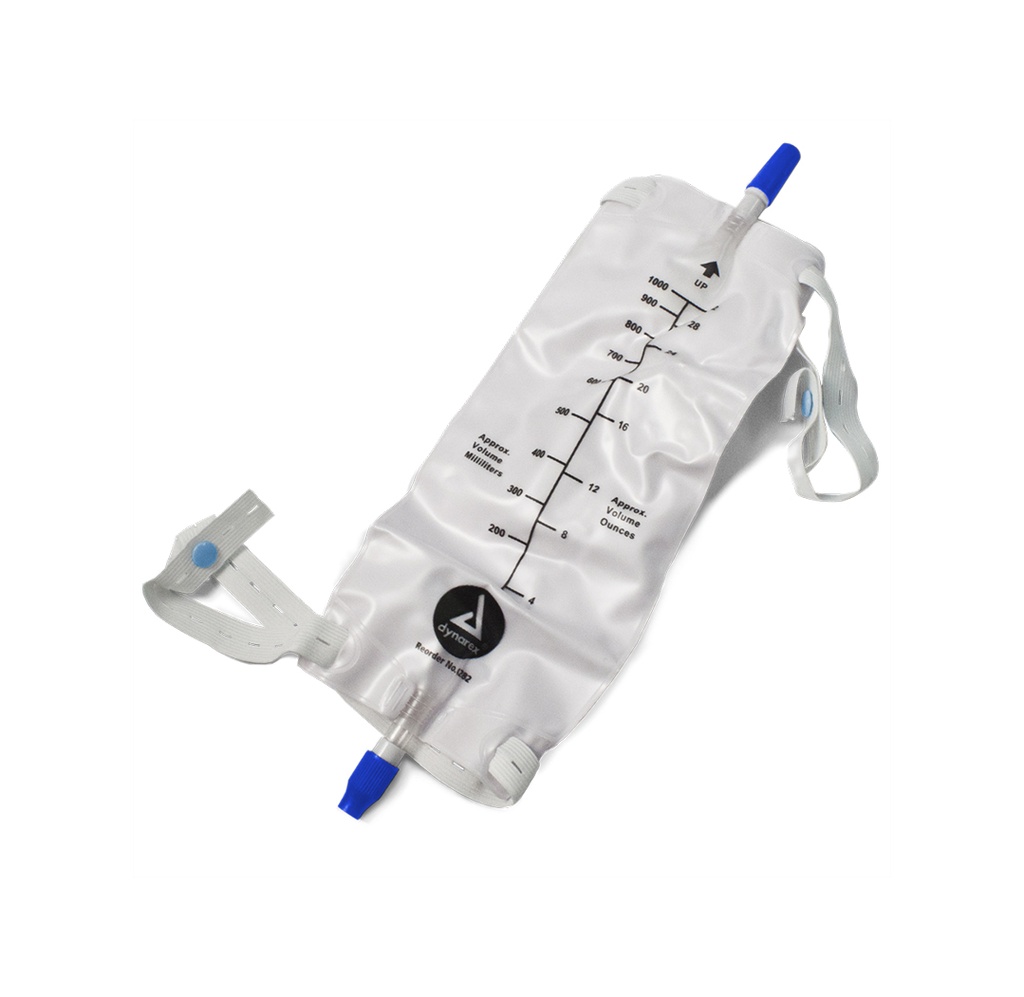 Dynarex Urinary Leg Bags, 1000mL