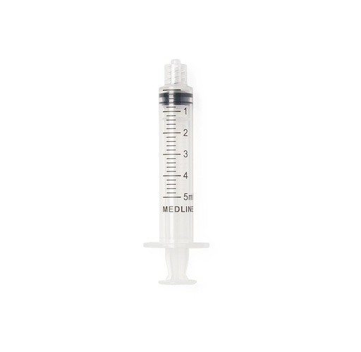 [SYR105010] Medline Sterile Luer Lock Syringe, 5mL