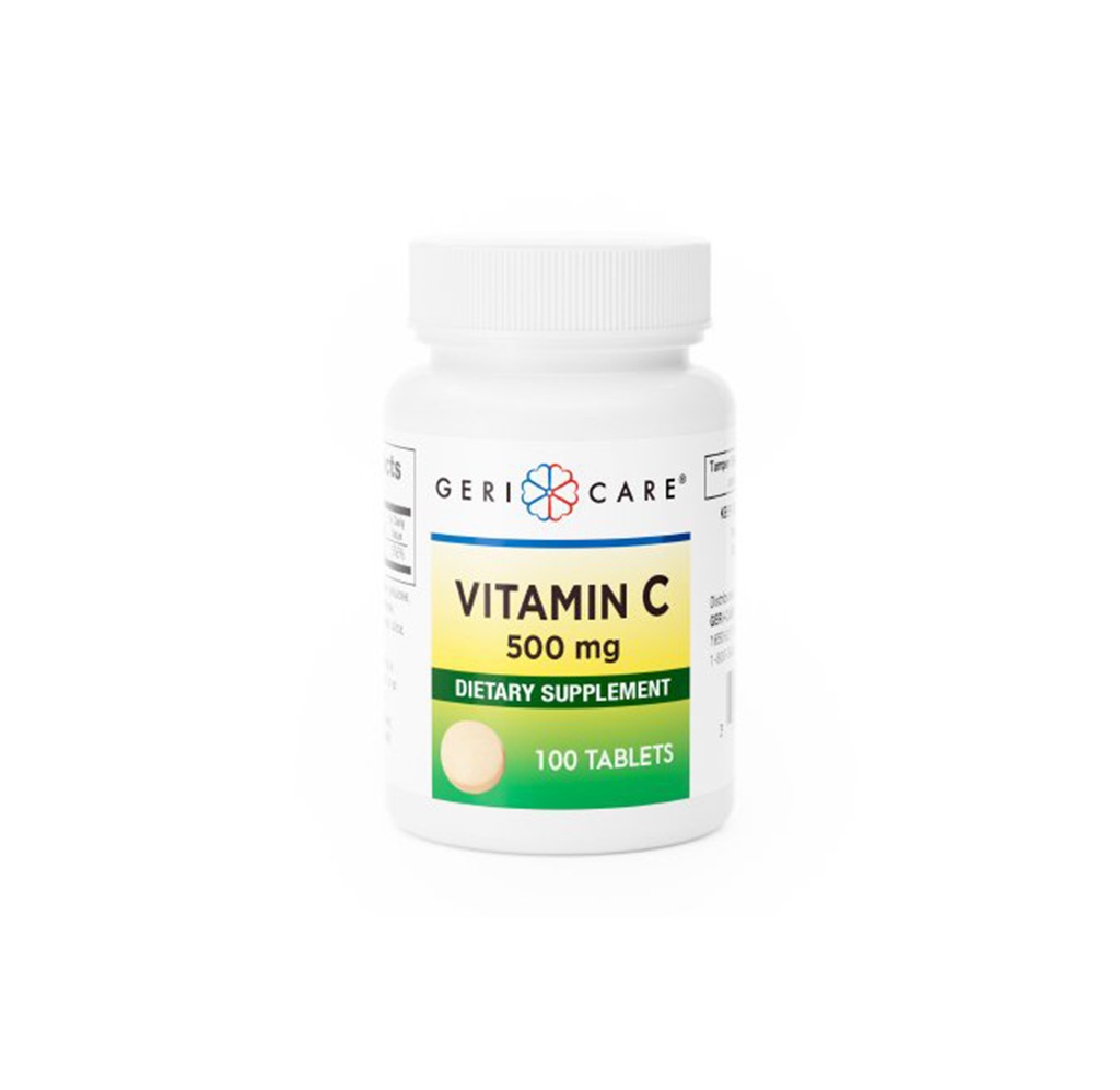 Geri Care Vitamin C Tablets, 500mg