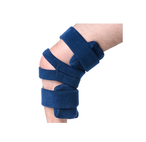 [K-101] Comfy Splints Knee Splint, Dark Blue, Terrycloth, Adult