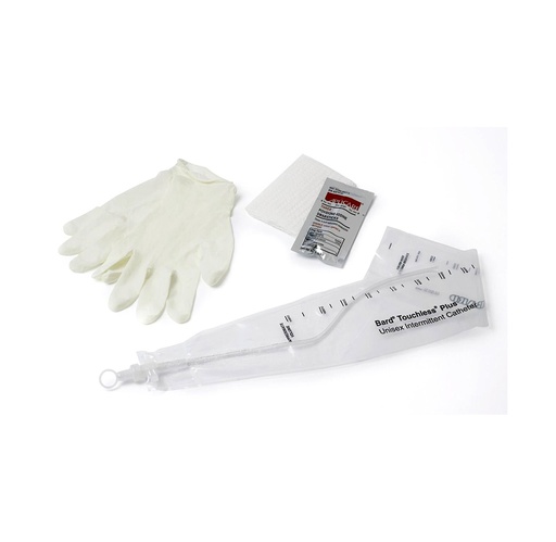 [4A7116] Bard Touchless Plus Intermittent Catheter Tray, Coude Tip, 16Fr