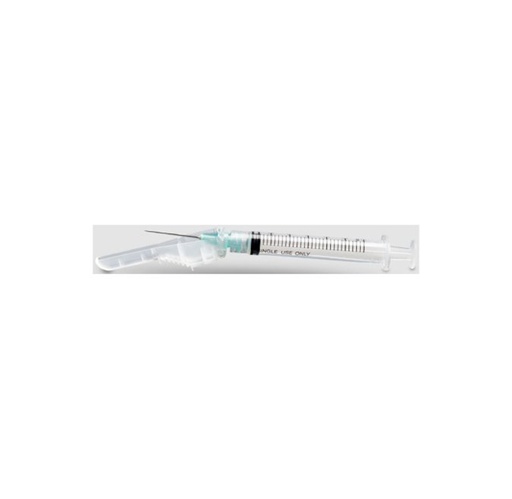 [102-SNT1C2705S3] McKesson Prevent TB  Safety Syringes 1mL, 27G x .5 