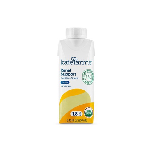 [8111120] Kate Farms Renal Support 1.8 Nutritional Supplement, Vanilla
