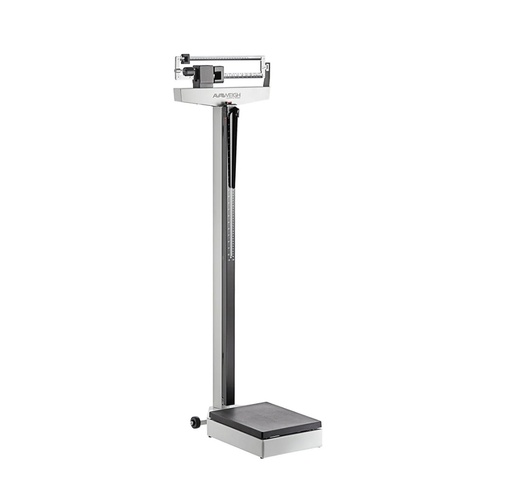 [334MSB440] AvaWeigh Mechanical Physicians Scale with Height, 440 LB Capacity