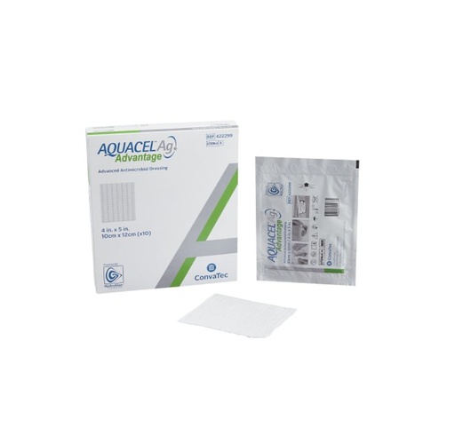 [422299] ConvaTec Aquacel Ag Advantage Dressing, 4"x5"