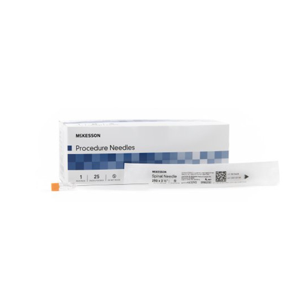 McKesson Spinal Needle 3.5", 25G, Quincke Style