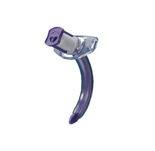 [101/816/070] Smiths Medical BLUselect Tracheostomy Tube w/ Wedge, Uncuffed, Non-Fenestrated, Size 7.0