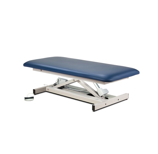 [84100-34] Clinton Power 600 Open Base Straight Top Power Table, 34"