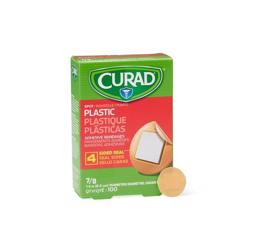 [25501] Curad Plastic Adhesive Round Bandaids