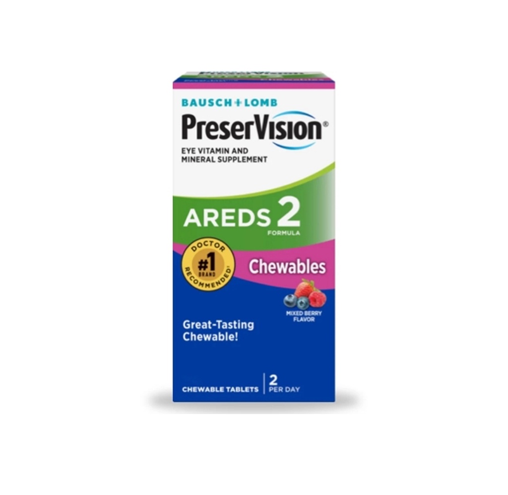 PreserVision Areds 2 Chewable Tablet, Mixed Berry