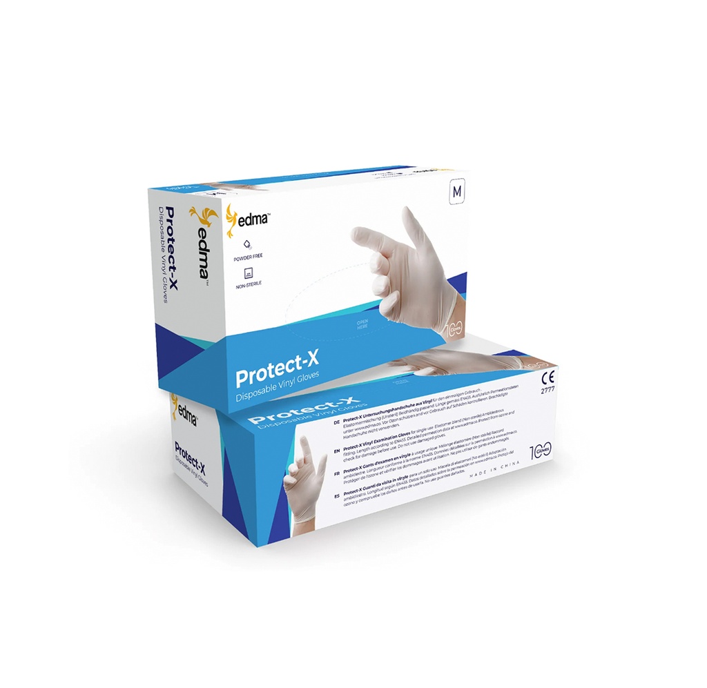 Synthetic Vinyl Exam Gloves, S