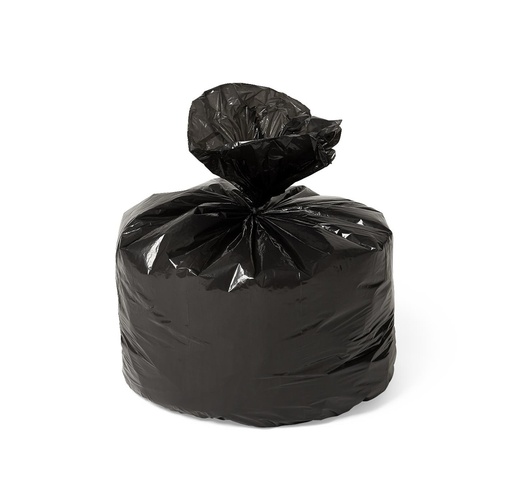 [51-NONHCR48XB] Medline Black High-Density Trash Can Liners, 16 Micron, 40"x48"