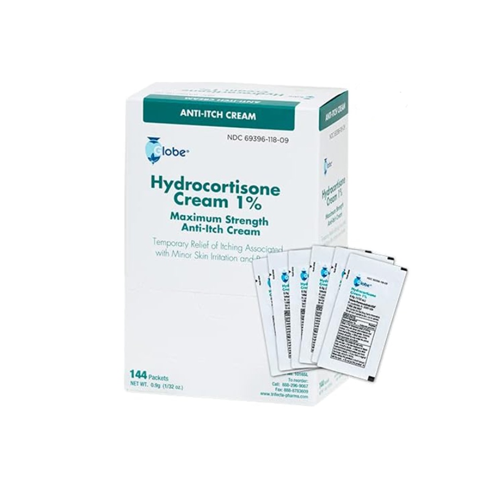 Globe Hydrocortisone Cream 0.9g Packet