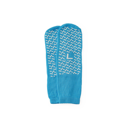 [51-MDT211218LI] Medline Single-Tread Patient Slipper Socks, L