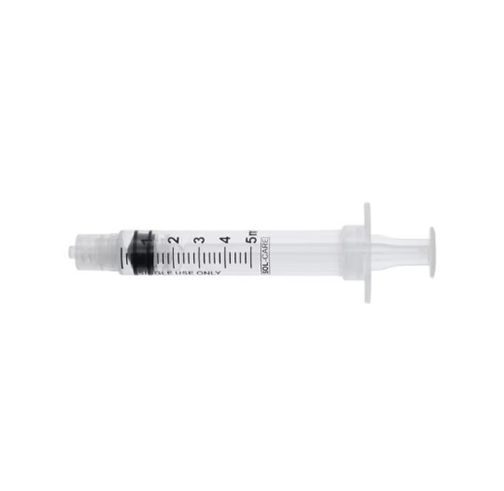 Nipro Medical Sterile Luer Lock Syringe, 5mL