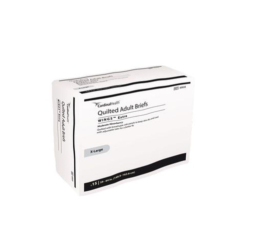 [21-65035] Cardinal Health Wings Extra Adult Briefs, XL