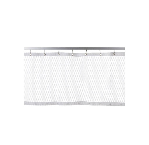 [MIT6M124X12E] Medline Snap Panel System Reusable Mesh Panel, 124"x12, White
