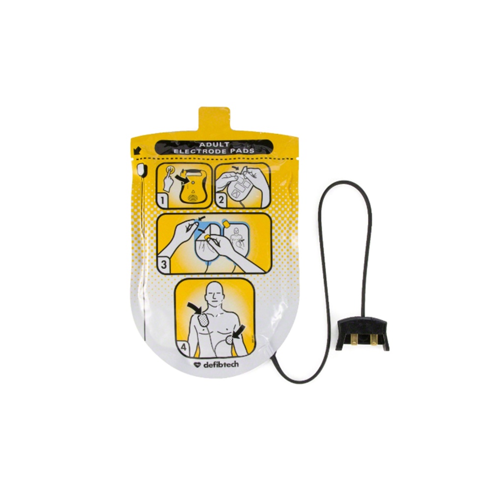 DefibTech Lifeline AED Pads, Adult