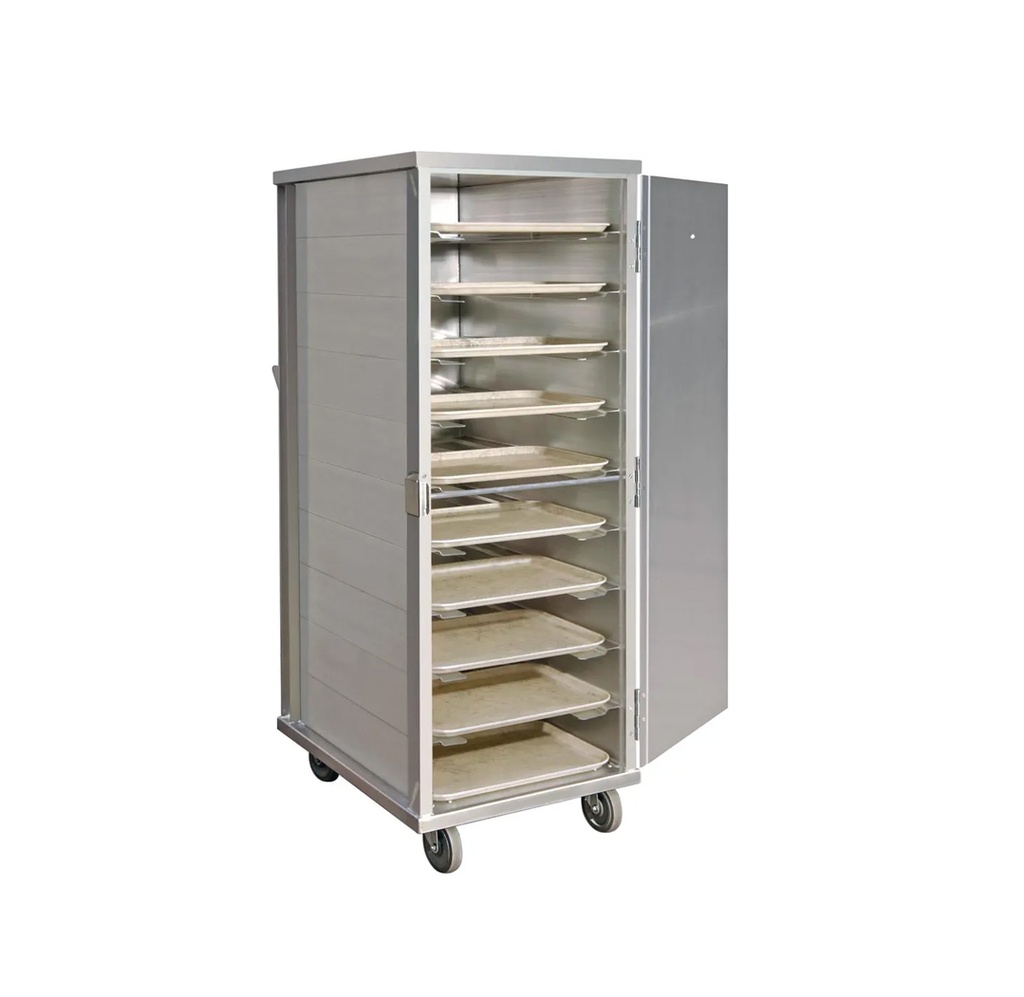 Piper Products Economy Aluminum Tray Delivery Cart, 20 Trays