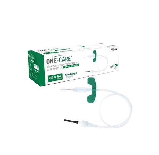 [5022] One-Care Safety Blood Collection Needles 20G x 1.25" 