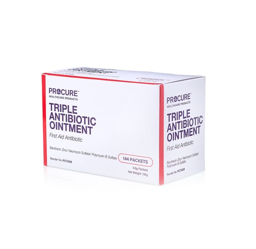 [PCTA09] Procure Triple Antibiotic Ointment, 0.9g Packet