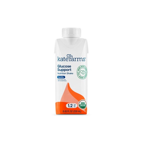 [811112030676] Kate Farms Glucose Support 1.2 Nutritional Supplement, Vanilla  