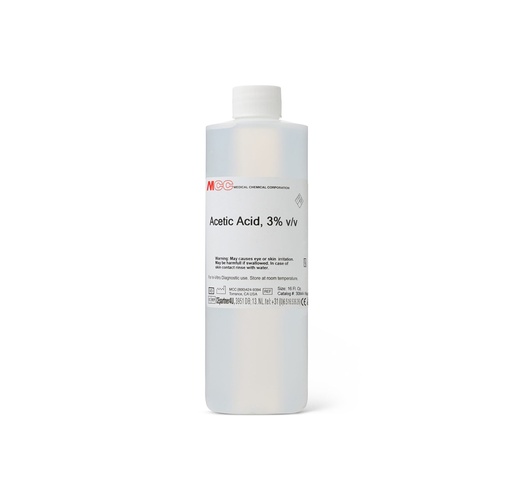 [3084A] Acetic Acid Solution 3%, 16oz