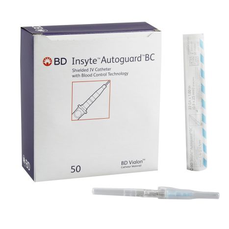 [381423] BD Autoguard Insyte Shielded IV Catheter, 22G x 1"