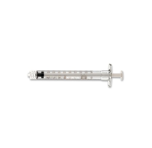 [309628] BD Sterile Luer Lock Syringe, 1mL