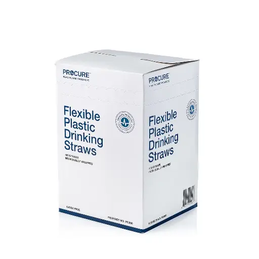 [PC800] ProCure Flexible Plastic Drinking Straws