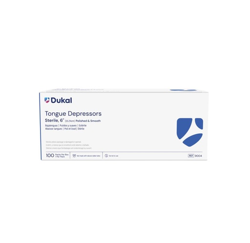 [9004] Dukal Sterile Wood Tongue Depressor