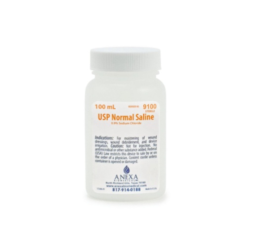 [9100] Anexa Sterile Normal Saline 0.9%, 100mL