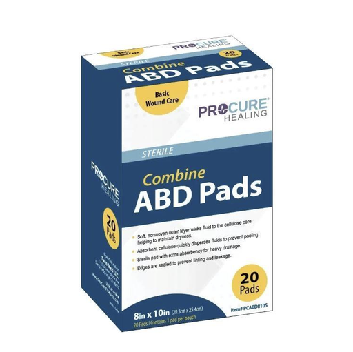 [PCABD810S] ProCure Sterile Abdominal Pad 8"x10"