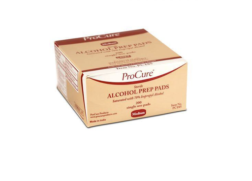 [PC185] ProCure 70% Isopropyl Alcohol Prep Pads, M Size