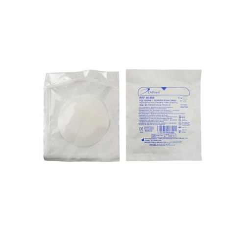 [46-908] DeRoyal Polyderm Border Foam 4" Circular Dressing