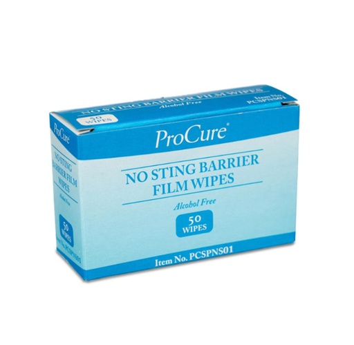 [PCSPNS01] ProCure No-Sting Barrier Film Wipes