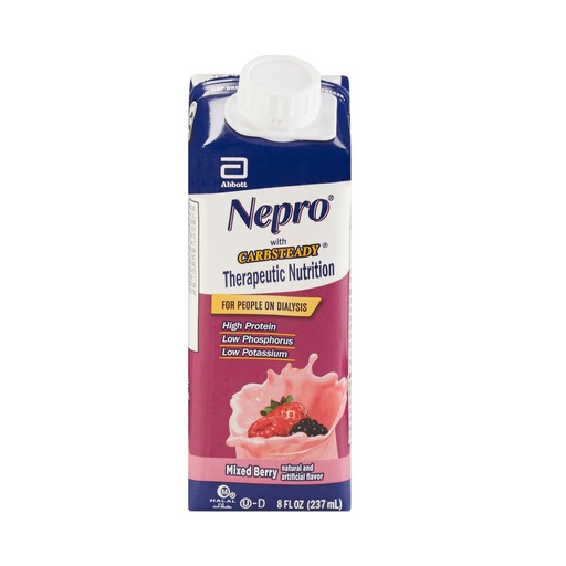 [91-64796] Nepro With Carbsteady Nutritional Supplement, Mixed Berry