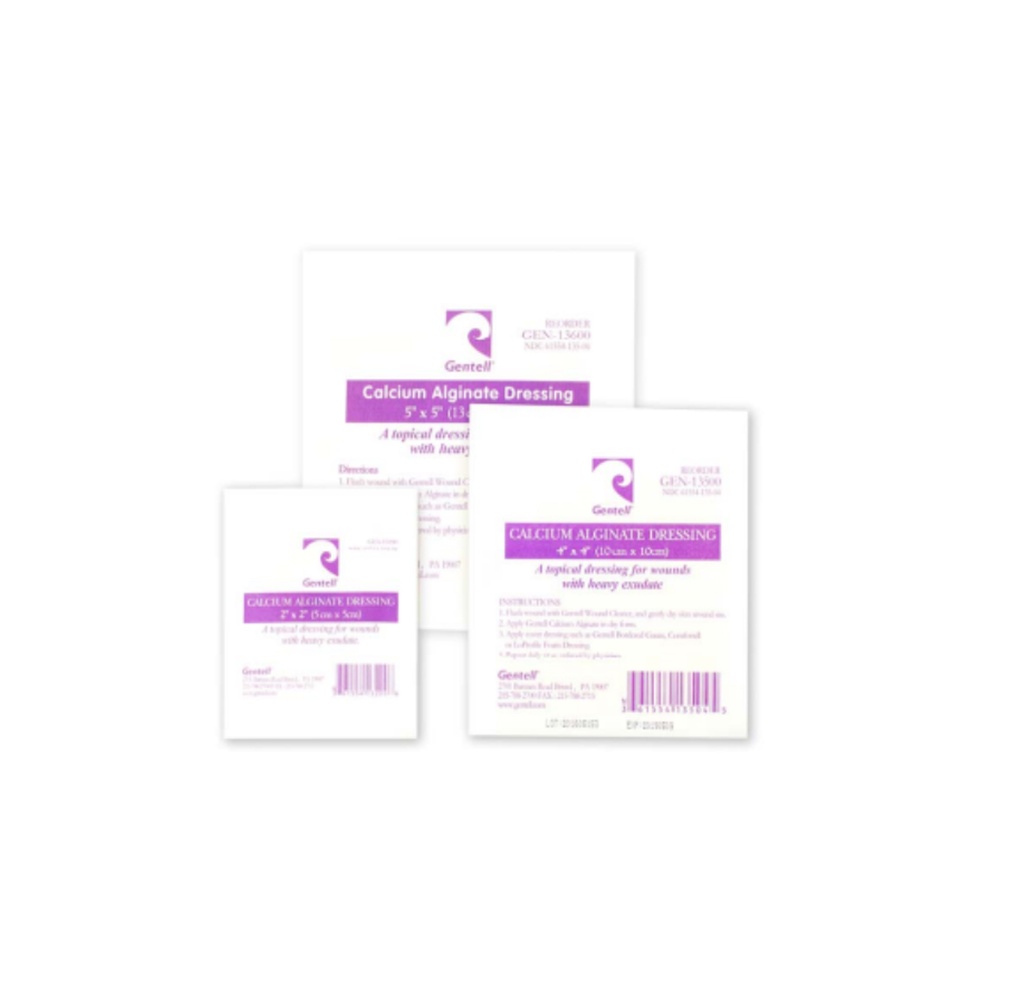 Gentell Alginate Wound Dressing 10"x10"