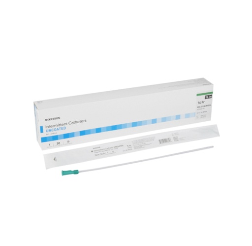 [16-M1614] McKesson Intermittent Straight Catheter, 14Fr, 16''