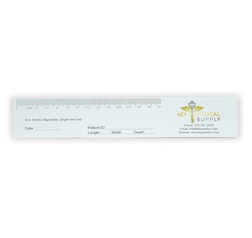 [RULER-KEYMED] Wound Care Paper Ruler