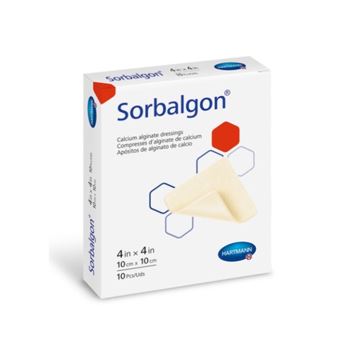 [49210001] Hartmann Sorbalgon Alginate Wound Dressing, 4”x4"