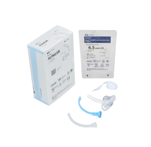 [4UN65R] Shiley Tracheostomy Tube, Cuffless, Disposable IC, Size 4.0 (6.5mm) 
