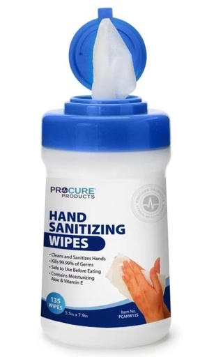[PCAHW135] ProCure Hand Sanitizing Alcohol Wipes
