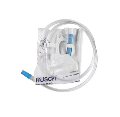 [390060] Teleflex Rusch Urinary Drainage Bag, 2000mL