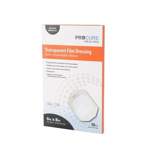 [PCHTD68] ProCure Healing Transparent Film Dressing, 6"x8"