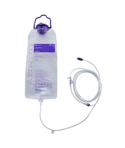 [773656] Kangaroo ePump Safety Screw Spike Feeding Bag, 1000mL